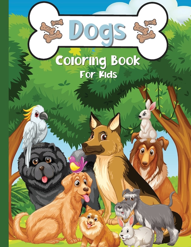 Couverture_Dogs Coloring Book For Kids