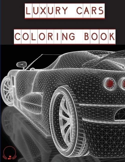 Front cover_Luxury Cars Coloring Book