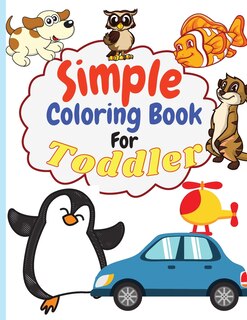 Front cover_Simple Coloring Book for Toddler