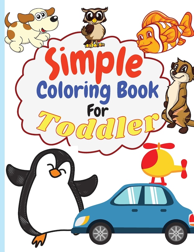 Front cover_Simple Coloring Book for Toddler