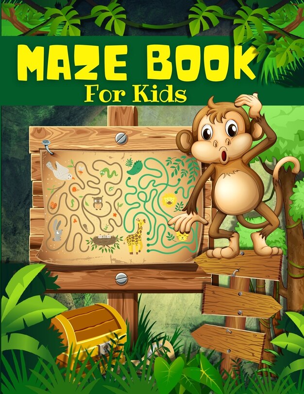 Couverture_Maze Book For Kids, Boys And Girls Ages 4-8