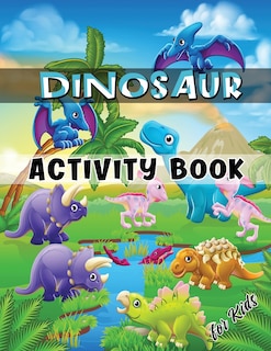 Front cover_Dinosaur Activity Book for Kids