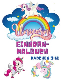 Couverture_Einhorn-Malbuch Mädchen 9-12