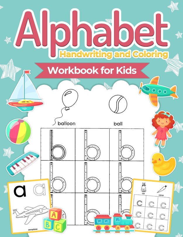 Couverture_Alphabet Handwriting and Coloring Workbook For Kids