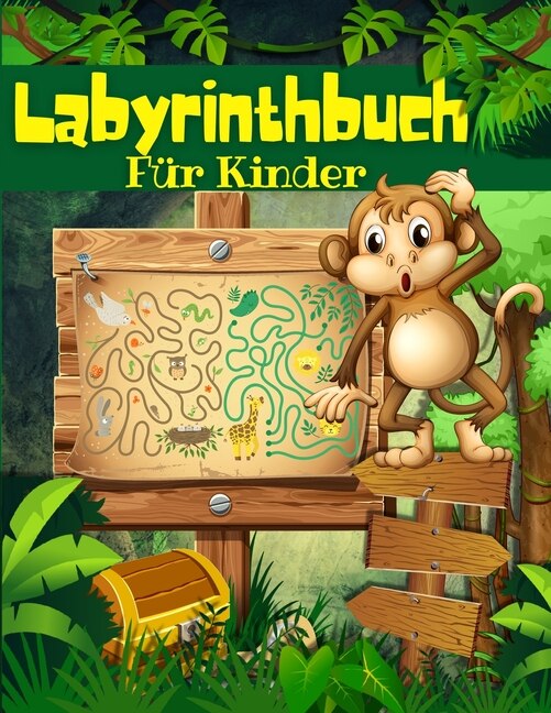 Front cover_Labyrinth-Buch Für Kinder, Jungen Und Mädchen