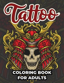 Couverture_Tattoo Coloring Book For Adults