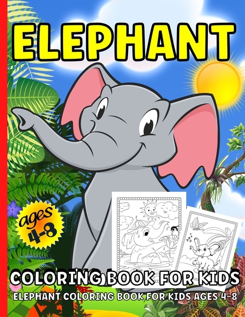 Front cover_Elephant Coloring Book