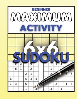 Front cover_Beginner Maximum Activity 6x6 Sudoku