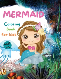 Front cover_MERMAIDS CUTE Coloring Book for Kids