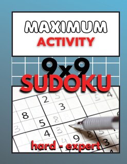 Front cover_Maximum Activity 9x9 Sudoku hard to expert