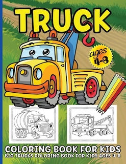 Couverture_Trucks Coloring Book For Kids