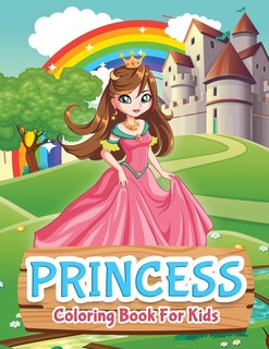 Front cover_Princess Coloring Book For Kids