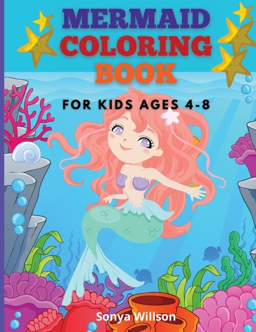 Front cover_Mermaid Coloring Book