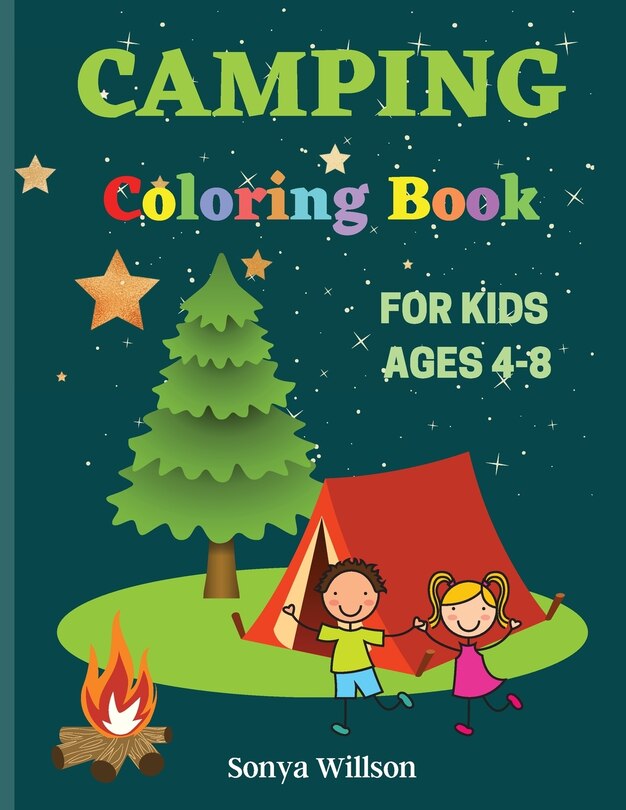 Front cover_Camping Coloring Book
