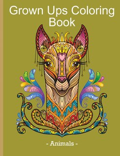 Front cover_Grown Ups Coloring Book - Animals