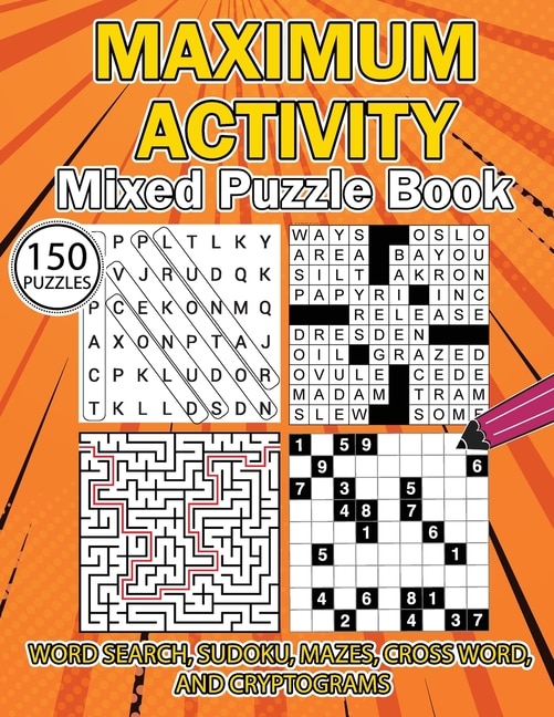Front cover_Maximum Activity Mixed Puzzle Book