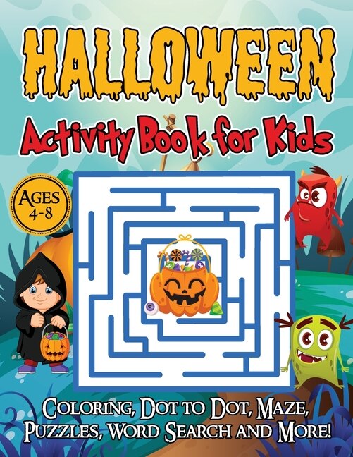 Couverture_Halloween Activity Book For Kids Ages 4-8