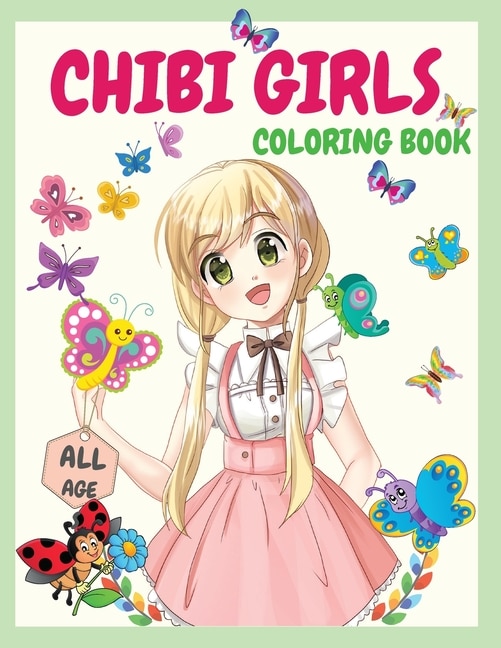 Front cover_Chibi Girls Coloring Book