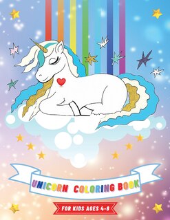 Front cover_Unicorn Coloring Book