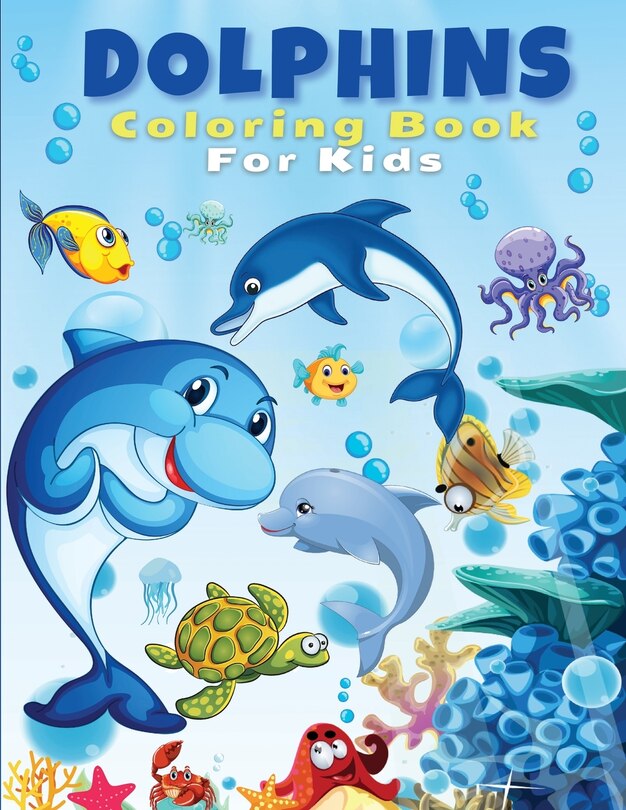 Couverture_Dolphins Coloring Book For Kids