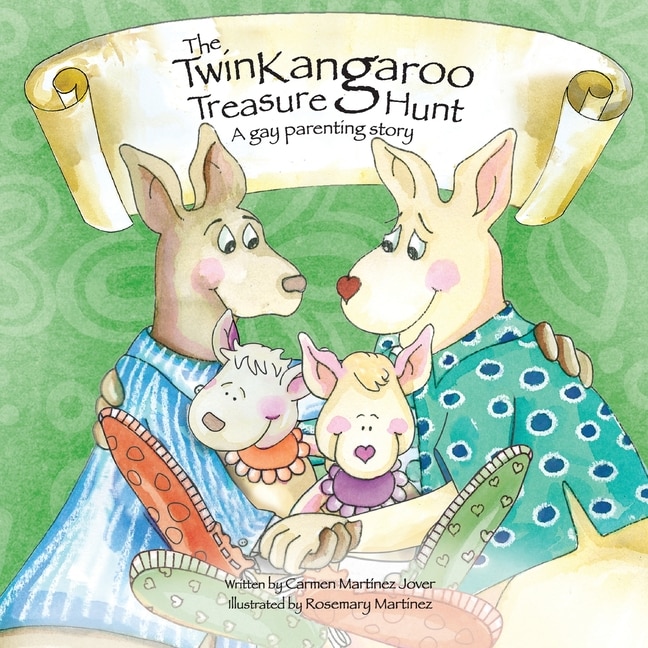 Front cover_The Twin Kangaroo Treasure Hunt, a Gay Parenting Story