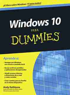 Windows 10 Para Dummies de Andy Rathbone