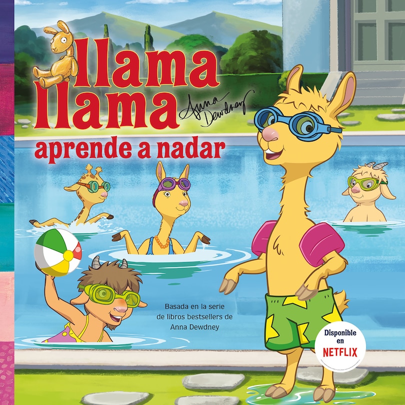 Front cover_Llama, Llama Aprende A Nadar / Llama Llama Learns To Swim