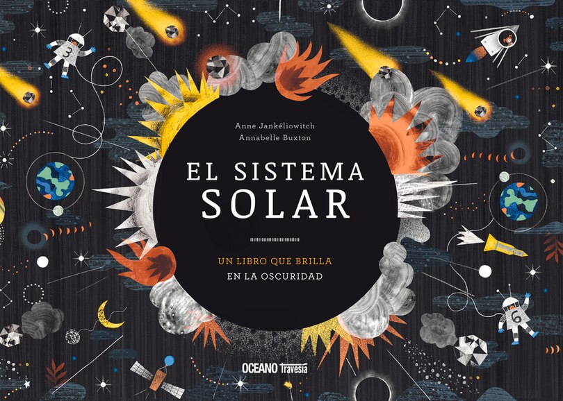 Front cover_El sistema solar. Un libro que brilla en la oscuridad