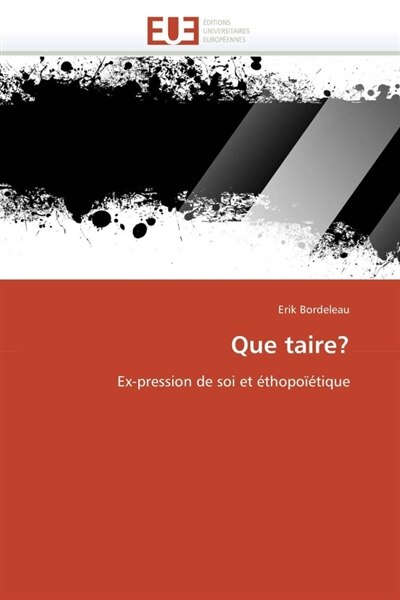 Couverture_Que taire ?