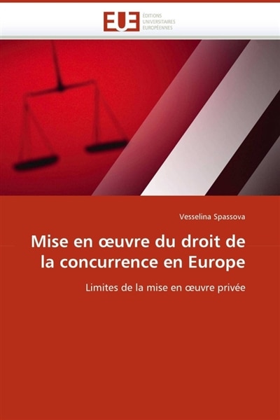 Couverture_Mise en uvre du droit de la concurrence en europe