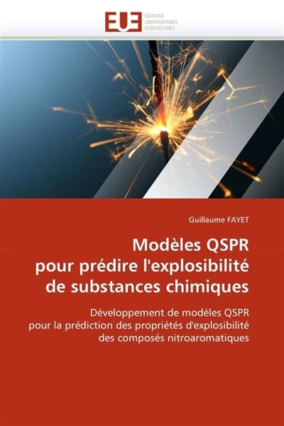Couverture_Modèles qspr pour prédire l''explosibilité de substances chimiques