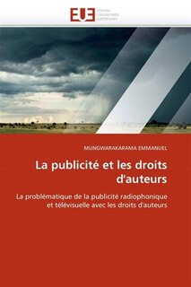 Couverture_La publicit&eacute; et les droits d''auteurs