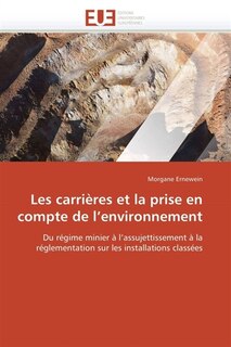 Front cover_Les carrières et la prise en compte de l environnement