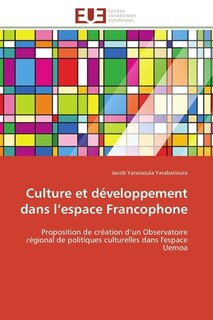 Couverture_Culture et développement dans l'espace Francophone