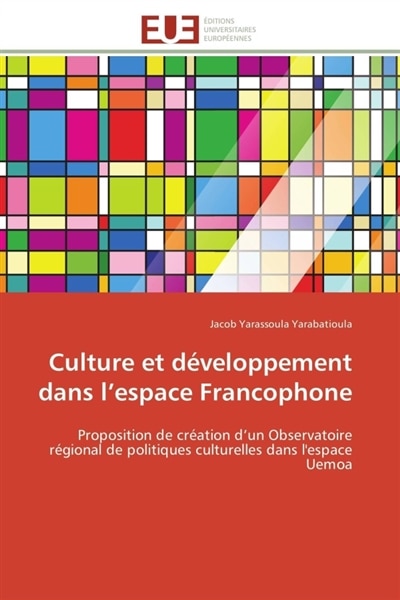 Couverture_Culture et développement dans l'espace Francophone