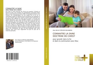 Front cover_CONNAITRE LA SAINE DOCTRINE DE CHRIST