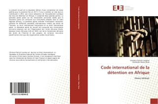 Front cover_Code international de la détention en Afrique