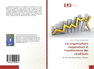 Couverture_Les organisations coop&eacute;ratives et l'am&eacute;lioration des conditions