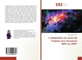 Couverture_L' adaptation du droit de l'espace aux nouveaux défis en 2067