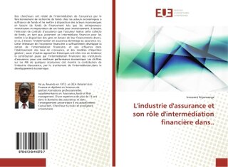 Couverture_L' industrie d'assurance et son role d'intermediation financiere dans..