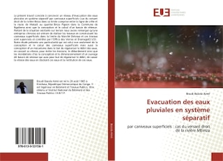 Evacuation des eaux pluviales en systEme sEparatif: par caniveaux superficiels