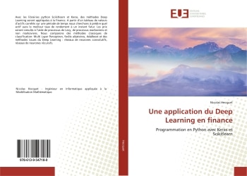 Une application du Deep Learning en finance: Programmation en Python avec Keras et Scikitlearn
