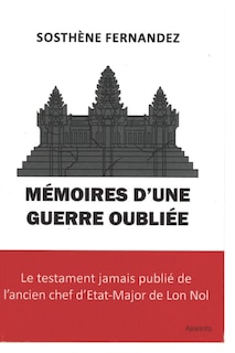 Couverture_Mémoires d'Une Guerre Oubliée