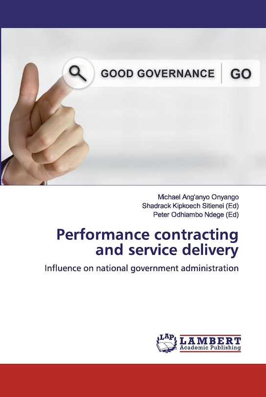 Front cover_Performance contracting and service delivery
