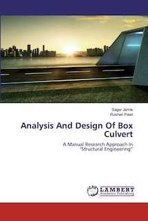 Front cover_Analysis And Design Of Box Culvert