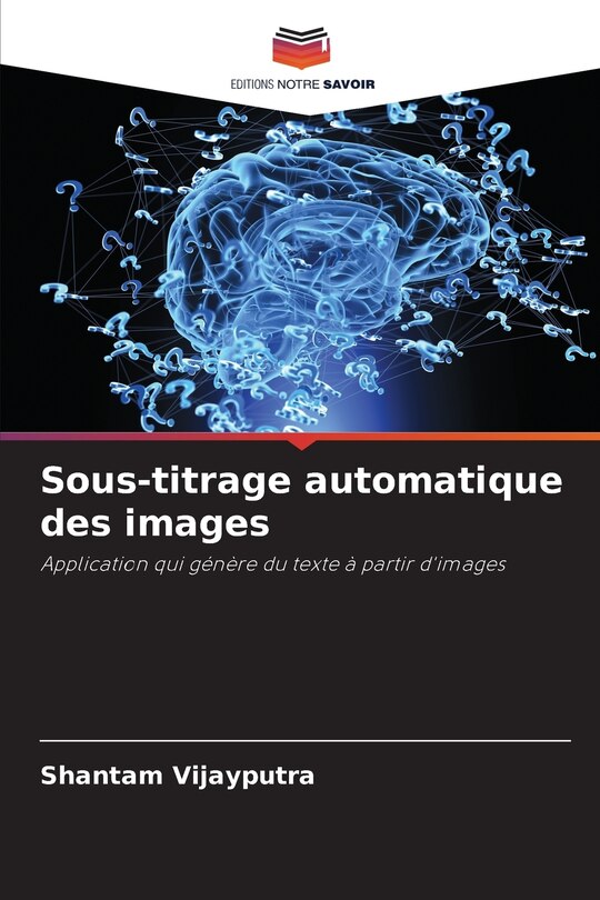 Front cover_Sous-titrage automatique des images