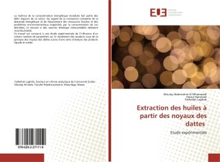 Front cover_Extraction des huiles A partir des noyaux des dattes