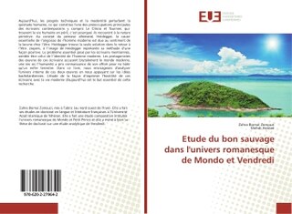 Front cover_Etude du bon sauvage dans l'univers romanesque de Mondo et Vendredi