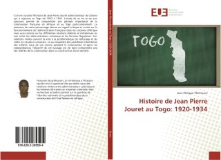 Front cover_Histoire de Jean Pierre Jouret au Togo