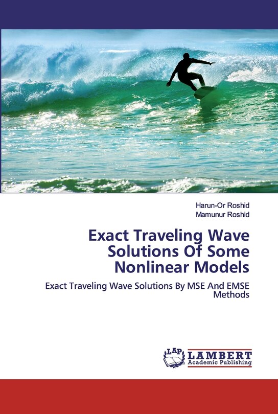Couverture_Exact Traveling Wave Solutions Of Some Nonlinear Models